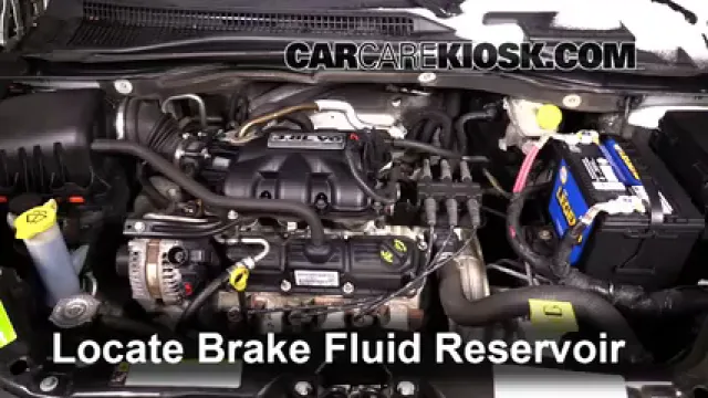 2008 Chrysler Town and Country Touring 3.8L V6 Brake Fluid Add Fluid